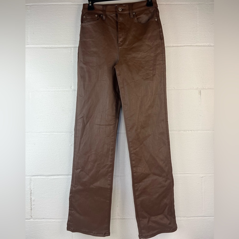 DAZE Brown Coated Jeans, 26